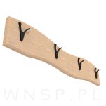 Haczyk Pisa typ V, wieszak podwójny, złoty antyczny - 10