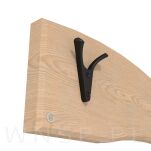 Haczyk Pisa typ V, wieszak podwójny, złoty antyczny - 6