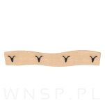 Haczyk Pisa typ V, wieszak podwójny, złoty antyczny - 8