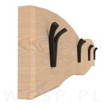 Haczyk Pisa typ V, wieszak podwójny, złoty antyczny - 7