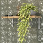 Wspornik, konsola do półki ściennej, wiszącej 300 x 190 x 25 mm - 8