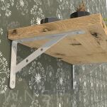 Wspornik, konsola do półki ściennej, wiszącej 400 x 250 x 25 mm - 5