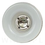 Regulator, stopka meblowa  M6 X 25 mm, regulacja na klucz, nikiel - 3