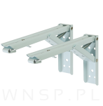 Wsporniki składane do półki 2 sztuki 19,4 x 11,2 cm - 4