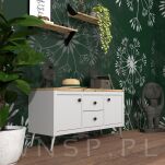 Nogi stalowe skośne 10 cm, zestaw z wkrętami, chrom - 3