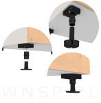 Zestaw 4x noga kuchenna regulowana 12,5-19,5 cm nóżka kuchenna 450 kg klipy - 6