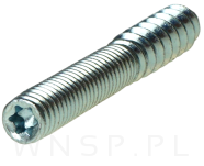 M8 X 60 mm, szpilka dwustronna 50/50 - 4