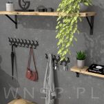 Mocny wspornik do półki ściennej, wiszącej 330 x 500 x 30 mm - 4