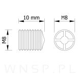 Złącze 3 elementowe do otworu 14 mm, mocne połączenie - 10