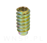 Mufa dwugwintowa meblowa M8x15X30 do drewna ślepa - 2