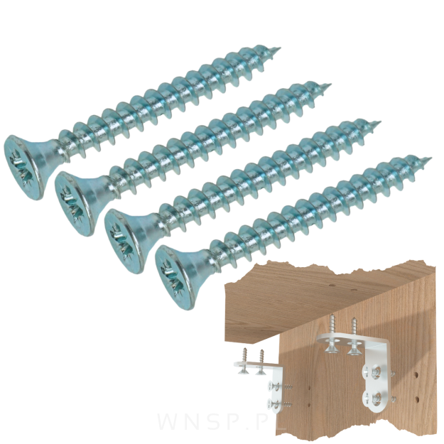 Wkręty hartowane stożkowe do drewna 4,0 X 35 mm