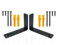 Nowoczesny wspornik do półki meblowej loft L 250 x 180 x 38 mm - 2