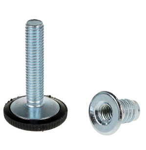 Regulator, nóżka, stopka meblowa M8 X 38 mm z mufą wbijaną