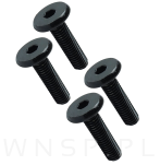 Wkręt metryczny z łbem walcowym M8 x 30 mm, ocynk czarny - 7
