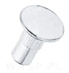 M6 X 15 mm, nakrętka Ericsona, bez nacięcia, ocynk biały - 2
