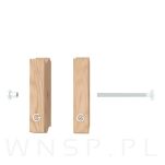 M6 X 15 mm, nakrętka Ericsona, bez nacięcia, ocynk biały - 6