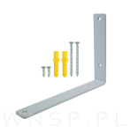 Nowoczesny wspornik do półki meblowej L 250 x 180 x 38 mm - 4