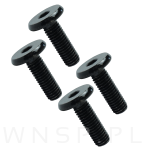 Wkręt metryczny z łbem walcowym M8 x 25 mm, ocynk czarny - 7