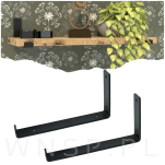 Wspornik do półki ściennej 255 x 130 x 38 mm - 2