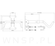 Wspornik ścienny składany do garażu, hak garażowy na rower, uchwyt na rower - 2