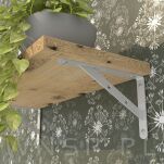 Wspornik, konsola do półki ściennej, wiszącej 300 x 200 x 29 mm - 5