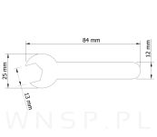 Klucz pod nakrętkę M8 ( 13 mm ), opakowanie 100 szt. - 2