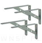 Wspornik 2 sztuki, konsola do półki ściennej, wiszącej 200 x 125 x 25 mm - 5