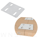 Płytka montażowa 10 sztuk, 4 otwory fasolkowe 50 X 60 mm - 3