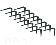 20x Wsporników do półki ściennej 150 x 125 mm, w kolorze czarnym - 5