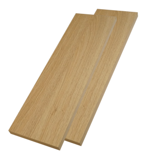 2x Półki do ściany, konsol, wsporników ściennych z płyty w dekorze dębu, 500 x 200 x 18 mm
