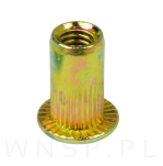 Nitonakrętka M4 x 11 MM, ryflowana z kołnierzem - 5