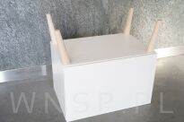 Zestaw nóżki skośne 15 CM, surowe, ze szpilką M8 X 25 MM + Blachy - 12