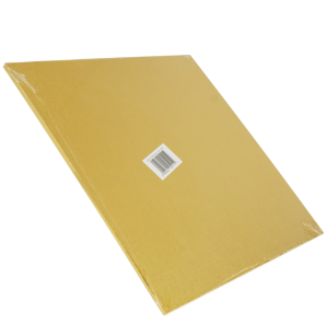 Mocny podkład pod tort 30 X 30 cm kwadratowy MDF, dekoracja na urodziny sztywny złoty