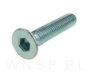 Śruba stożkowa M6 X 40 mm, imbus - 3