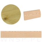 Listwa ścienna, na haczyki lub wieszaki 500 x 80 x 18 mm, surowa - 3