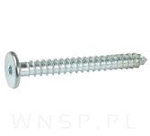 Wkręt HWI 6,3 X 60 mm, SW4, ocynk biały - 4