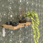 Wspornik do półki ściennej 2 sztuki 200 x 140 mm, biały - 3