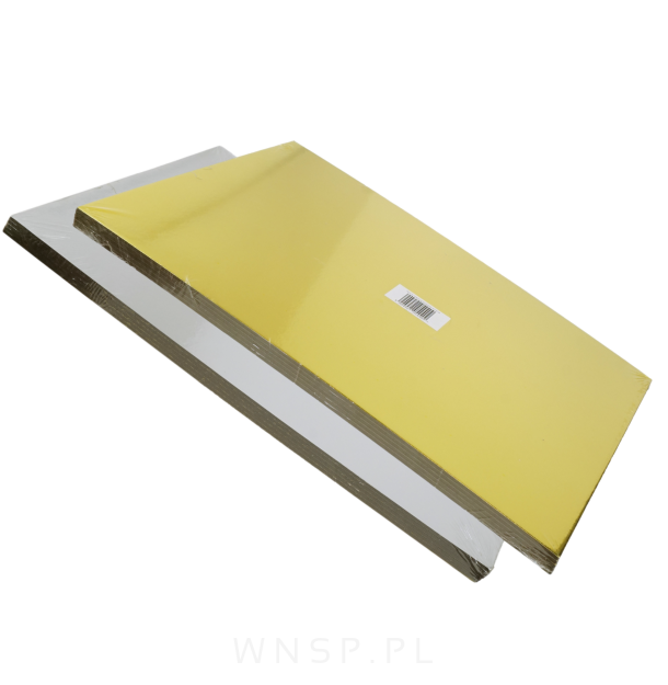 Podkład pod tort 5 sztuk 30 x 40 cm prostokąt, dekoracja na urodziny gruby sztywny złoty/srebrny