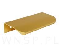 Uchwyt krawędziowy Lyon złoty szczotkowany, rozstaw 64 mm - 4