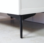 Noga meblowa Diament 13 cm, czarny mat - 5