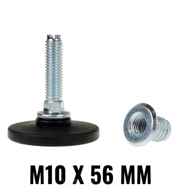 Stopka meblowa M10 X 56 mm z gniazdem do mebli
