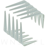 10x Wspornik do półki ściennej 125 x 100 mm, biały - 4