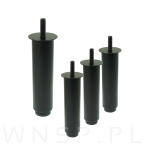 Noga stalowa regulowana 20 - 30 CM ze szpilką M10 x 30 mm, czarna - 3