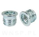 Mufa wkręcana z kołnierzem M8 x 10 mm na torx / klucz - 5