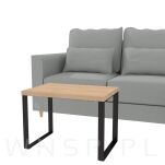 Nowoczesna noga meblowa Loft czarna, pasująca do modelu Kallax oraz Besta - 2