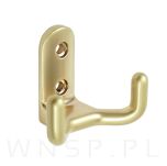 Haczyk typ Bergen, wieszak podwójny, złoty mat - 7