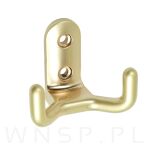 Haczyk typ Bergen, wieszak podwójny, złoty mat - 3