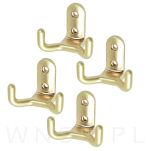 Haczyk typ Bergen, wieszak podwójny, złoty mat - 5