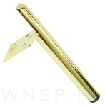 Noga stalowa PIN 18 CM, z blachą montażową, złota - 6