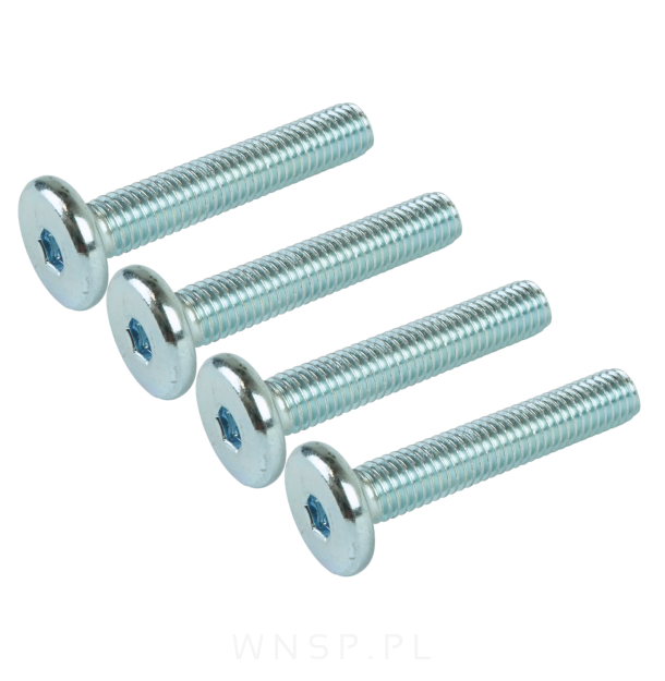 M8 X 45 mm z łbem walcowym na imbus 5